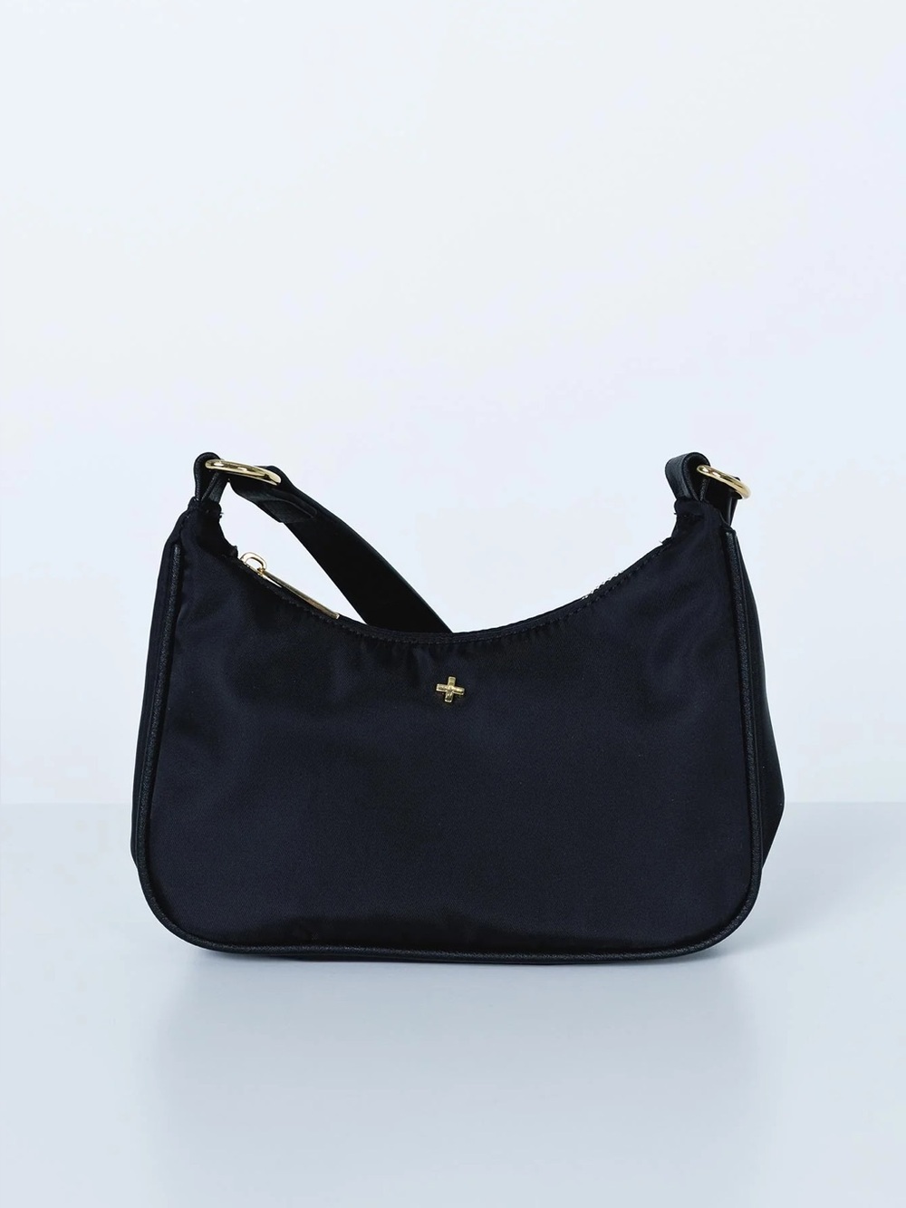 Peta + Jain True Black Nylon Shoulder Bag